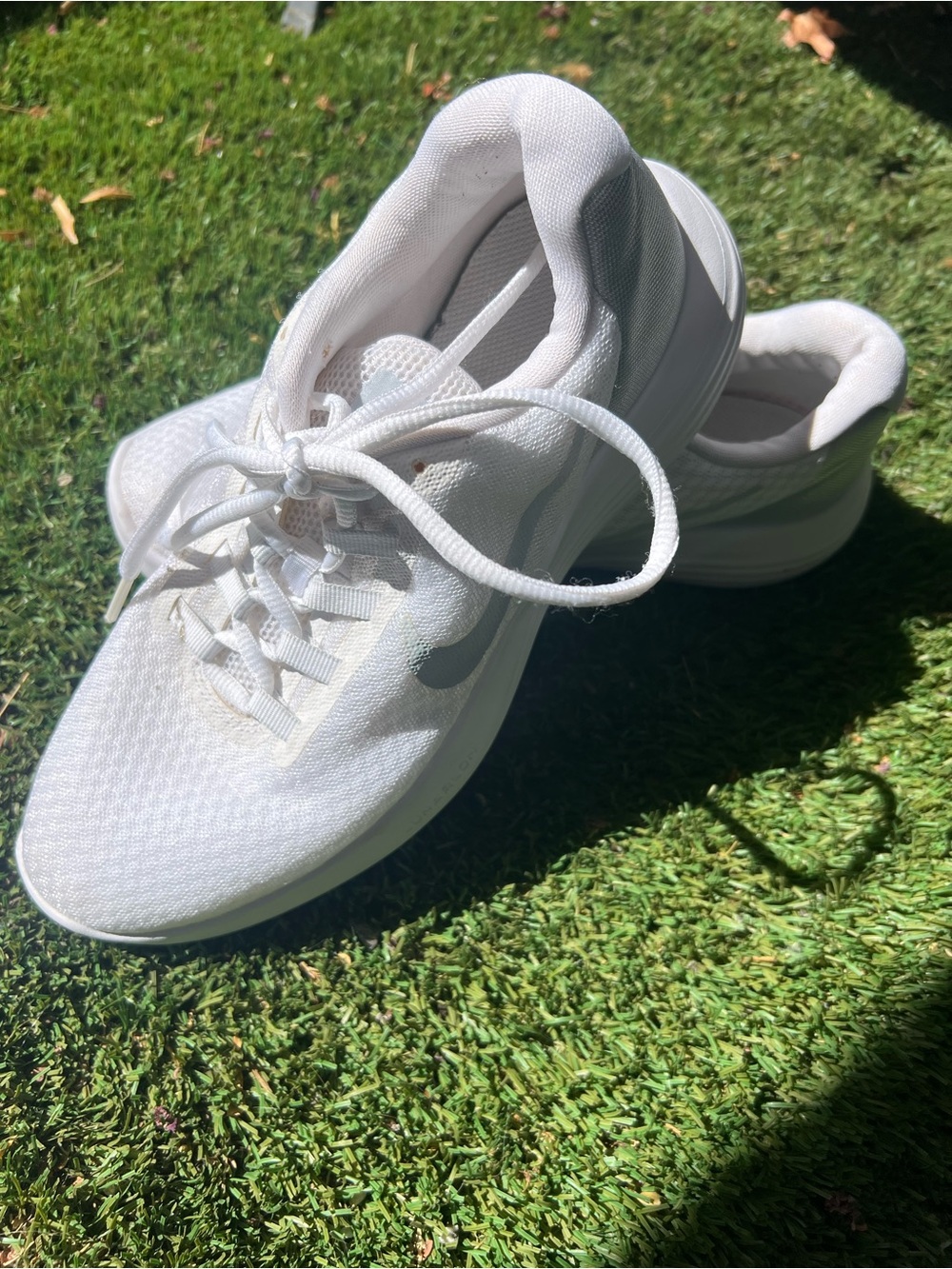 Nike Women's White Mesh Running Sneakers